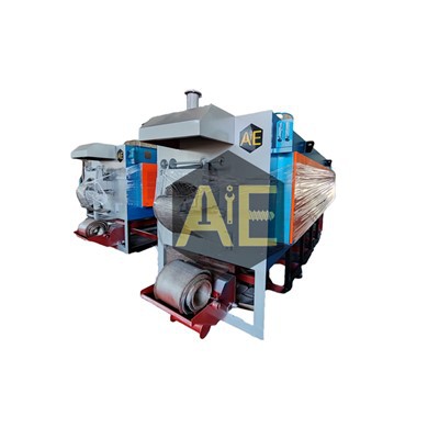 Закалочная печь с сетчатым конвейером